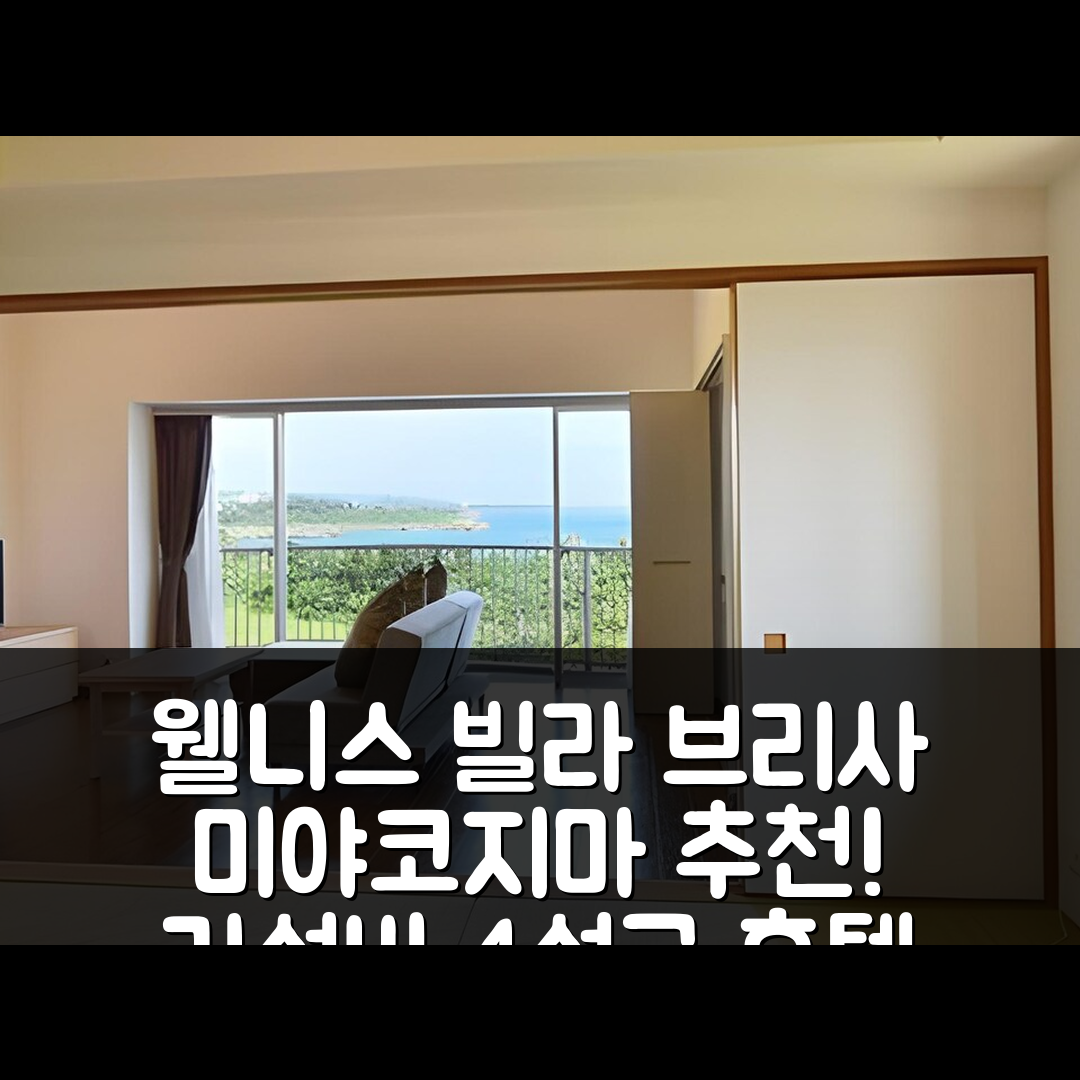 미야코지마 숙소 여행 호텔 추천 웰니스 빌라 브리사 | 가성비 뛰어난 4성급 조식과 수영장 정보 7가지