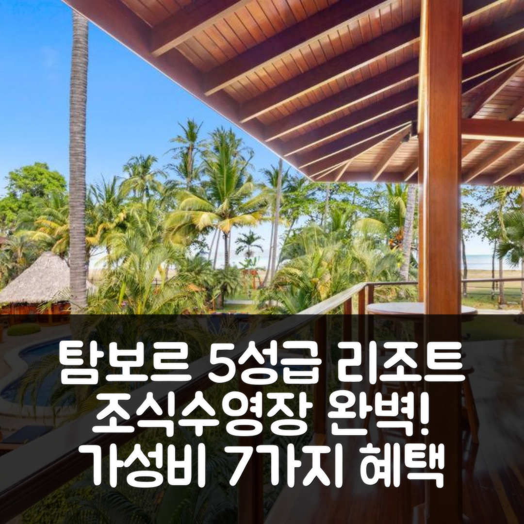 탐보르 숙소 여행 호텔 추천 탐보르 트로피컬 비치 리조트 | 5성급 조식과 수영장에 가성비 좋은 가격 7가지 장점