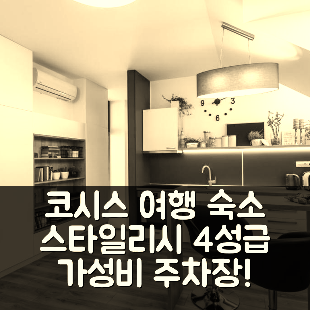 코시스 숙소 여행 호텔 추천 플렉시홈 SK | 주차장과 스타일리시한 4성급 가성비와 위치 정보 5가지