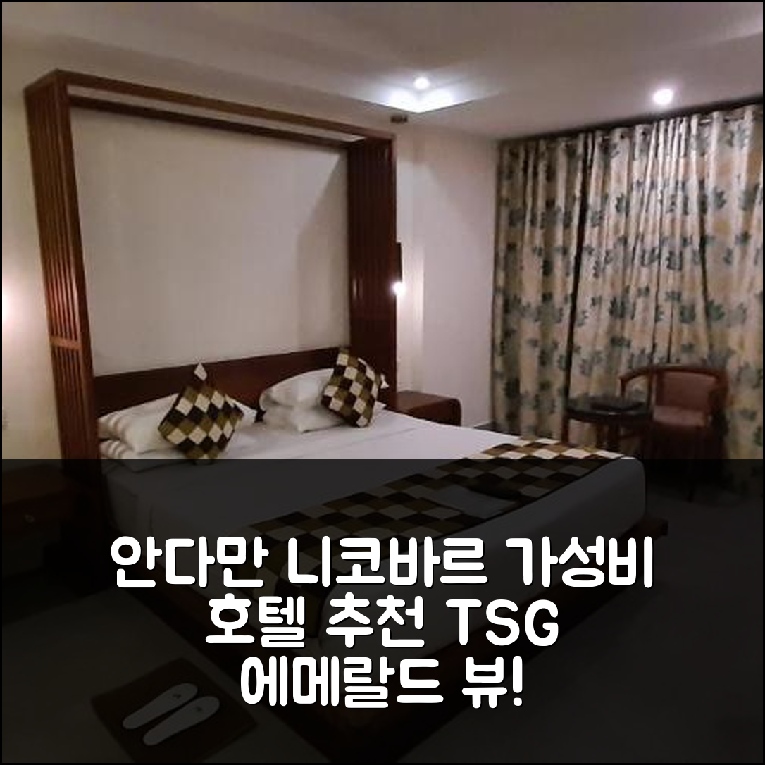 안다만 니코바르 제도 숙소 여행 호텔 추천 TSG 에메랄드 뷰 호텔 앤 SPA | 조식과 수영장으로 즐기는 완벽한 가성비 7가지