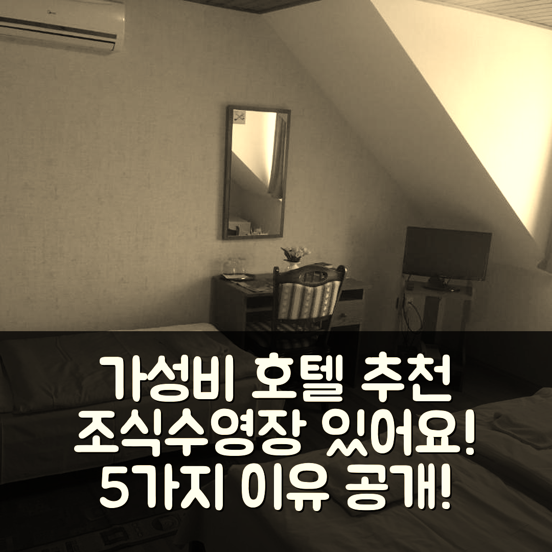 보니하드 숙소 여행 호텔 추천 콜러 팬지오 | 가성비 뛰어난 조식과 수영장 있는 5가지 이유