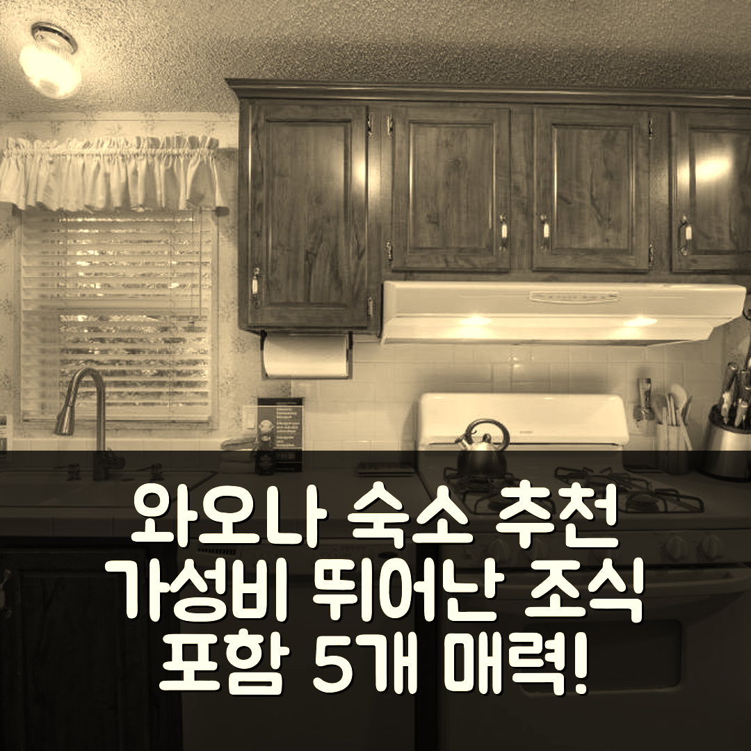 와오나 숙소 여행 호텔 추천 42R 로젠버그 크릭사이드 캐빈 | 조식과 가성비 뛰어난 5가지 매력 탐험